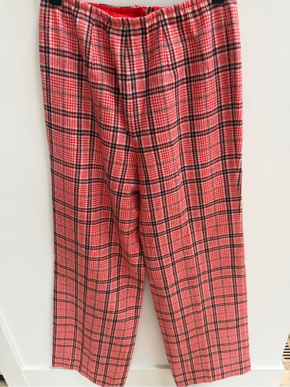 VINTAGE Pendleton Red and Black Plaid Pants